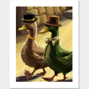Two ducks Posters and Art
